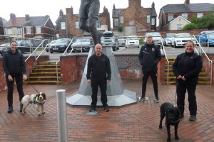 Detection Dog Training at Port Vale FC